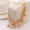 Fashion Gold Charm Bracelet