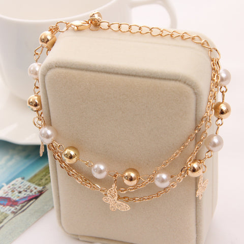 Fashion Gold Charm Bracelet