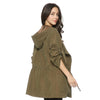 Casual Olive Trench