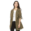 Casual Olive Trench