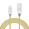 Metal Apple Charger Cable For iPhone 7 6 6S Plus 5 5S SE iPad iPod iOS 8 9 10 X