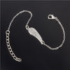 Simple Silver Graphic Bracelet