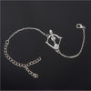 Simple Silver Graphic Bracelet