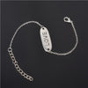 Simple Silver Graphic Bracelet