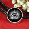 Illuminati Leather Bracelet