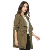 Casual Olive Trench