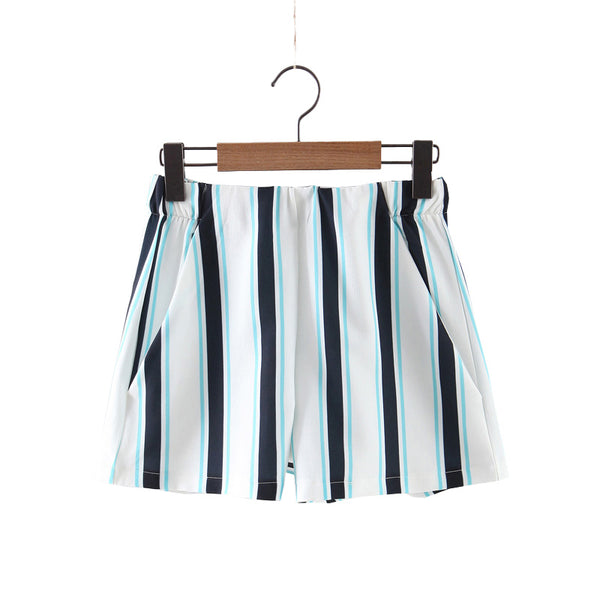 Vertical Striped Shorts