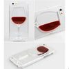 Liquid Wine Glass Transparent iphone Case