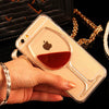 Liquid Wine Glass Transparent iphone Case