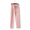 High Waist Chiffon Pants